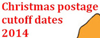 Christmas post cutoff dates