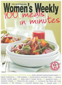 AWW 100 Meals in Minutes - Australian Womens Weekly Used softcover cookbook 